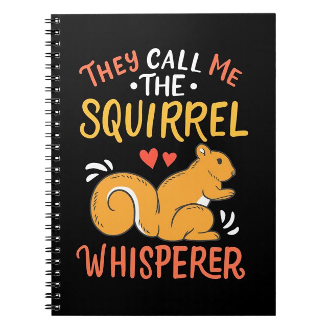Caderno Espiral Eles Me Chamam De Sussurro De Esquilo (Frente)