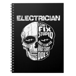 Caderno Espiral Elétrico, não consigo consertar o presente estú