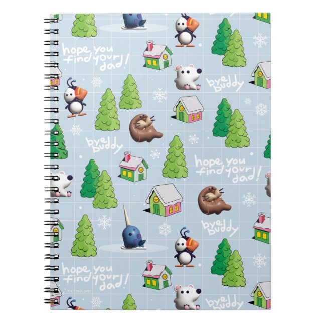 Caderno Espiral Elf o Filme | Tchau Amigo Espero Que Encontrem O S (Frente)