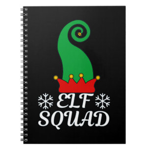 Caderno Espiral Elf Squad