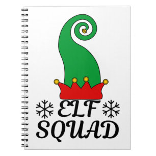 Caderno Espiral Elf Squad