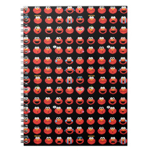 Caderno Espiral Elmo Emoji Pattern
