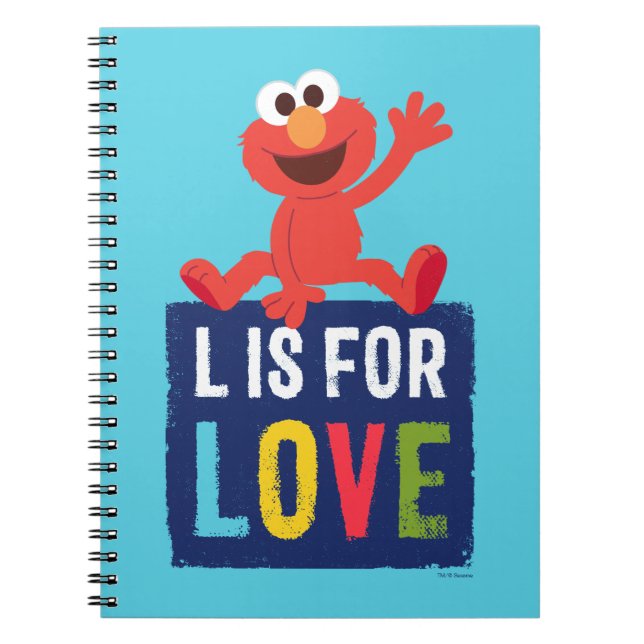Caderno Espiral Elmo | L é de Amor (Frente)