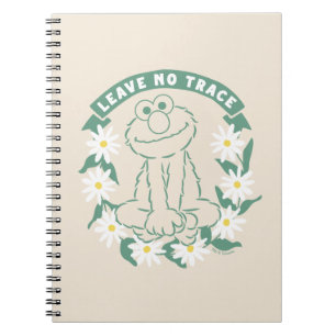 Caderno Espiral Elmo Não Deixar Rastrear Gráfico Floral