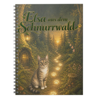 Caderno Espiral Elsa aus dem Schnurrwald Notizblock 🐾✨