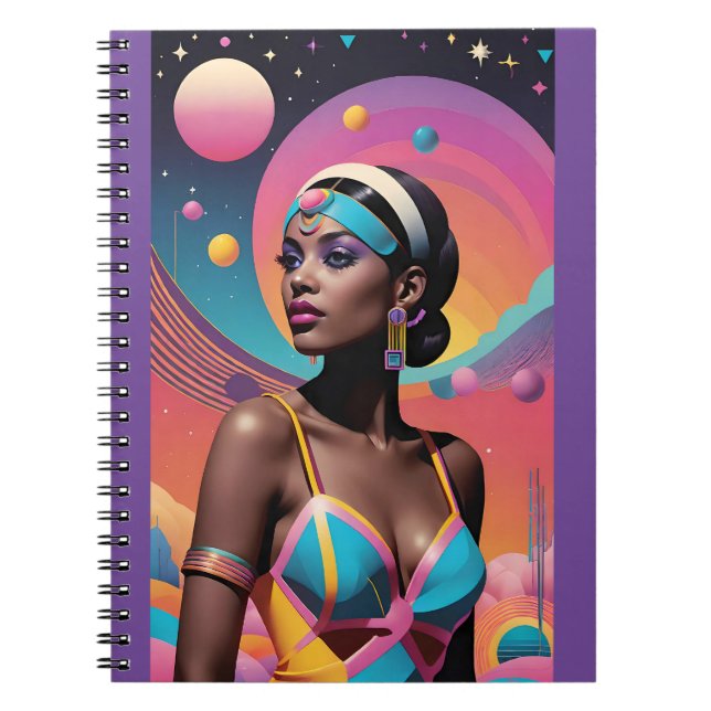 Caderno Espiral Em breve para os Horizons Faraway e os Céus Estran (Frente)