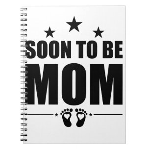 Caderno Espiral Em Breve Ser Mãe A Gravidez Anunciando Revela Mãe