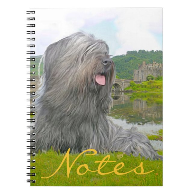 Caderno Espiral Em Eilean Donan (Frente)