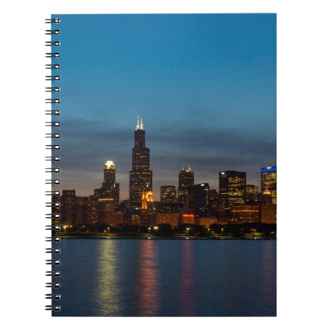 Caderno Espiral Em torno de Willis à Noite (Frente)