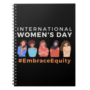 Caderno Espiral Embrace Equity International Women's Day 2023