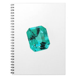 Caderno Espiral Emerald Gemstone impresso em