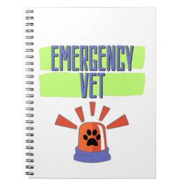 Caderno Espiral Emergency Vet – Veterinary Emergency Design