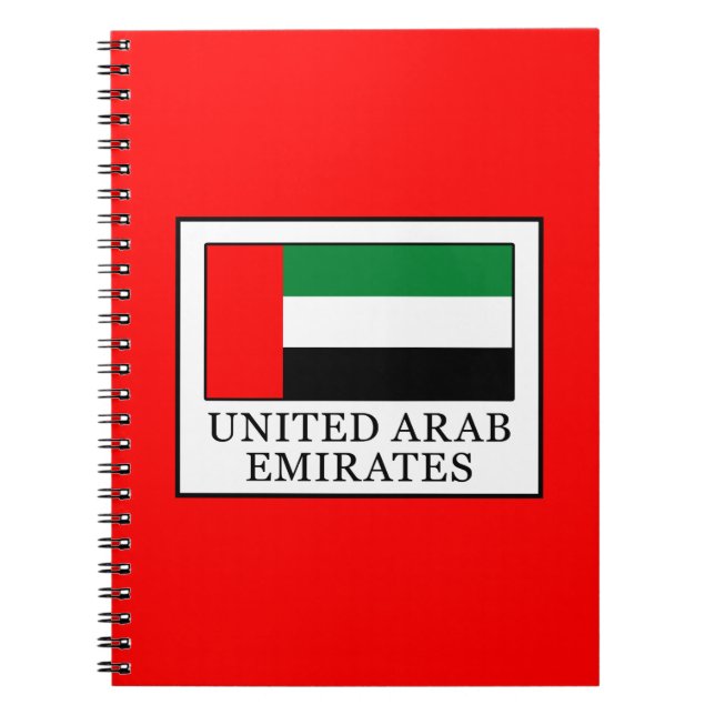 Caderno Espiral Emirados Árabes Unidos (Frente)