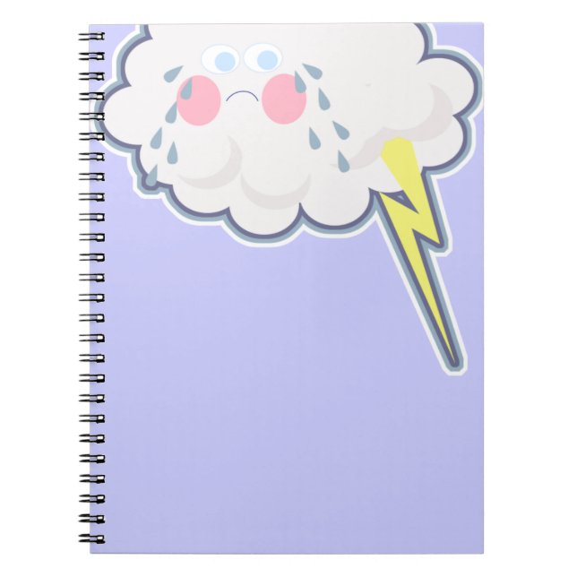Caderno Espiral Emo Cloud (Frente)