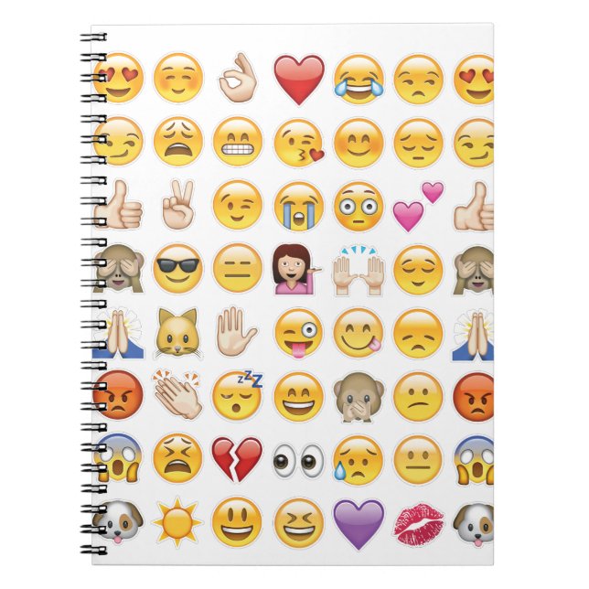 Caderno Espiral emoji (Frente)
