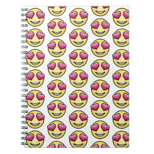 Caderno Espiral Emoji de Amor