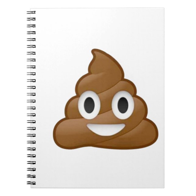 Caderno Espiral Emoji do tombadilho (Frente)