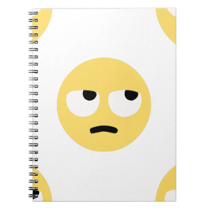 Caderno Espiral emoji eye roll