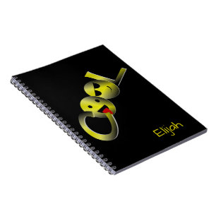 Caderno Espiral Emoji legal (nome da mudança)