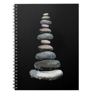 Caderno Espiral Empilhador de Balanço de Empilhamento Nature Rock