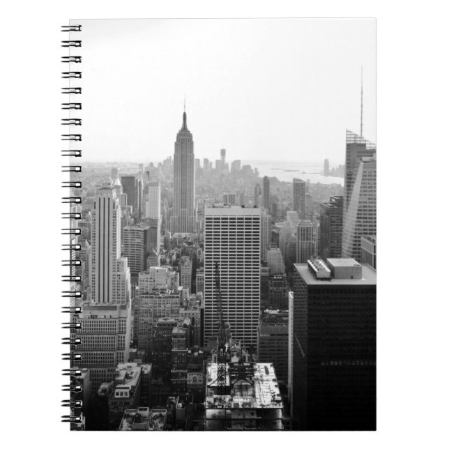 Caderno Espiral Empire States Building Manhattan (Frente)