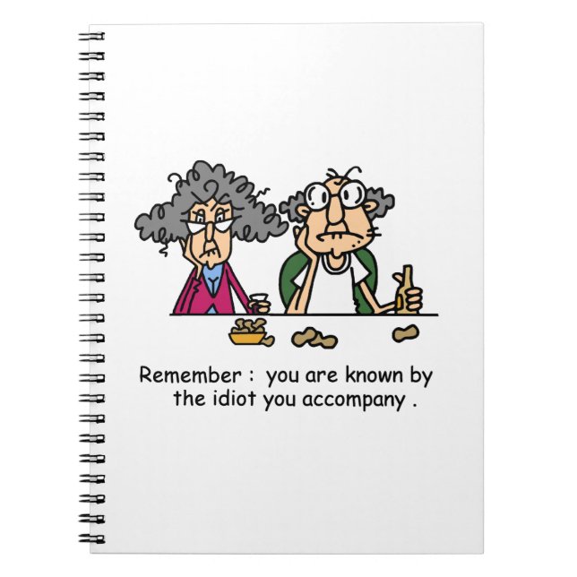 Caderno Espiral Empresa Idiota (Frente)