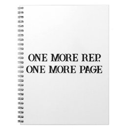 Caderno Espiral Empurre mais forte - Notebook Motivacional Gym & G