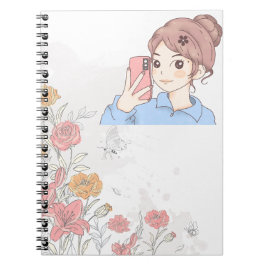Caderno Espiral Encantador para Meninas: