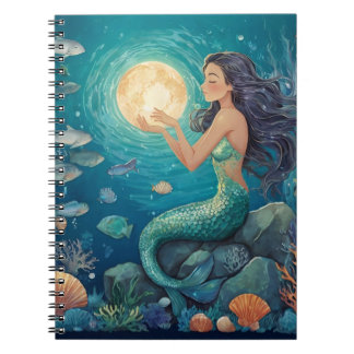 caderno espiral “Encanto da Sereia”