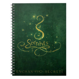 Caderno Espiral Enchanted Secrets – Golden Sigil