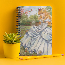 Caderno Espiral Enchanted Strawberry Garden Princess Notebook
