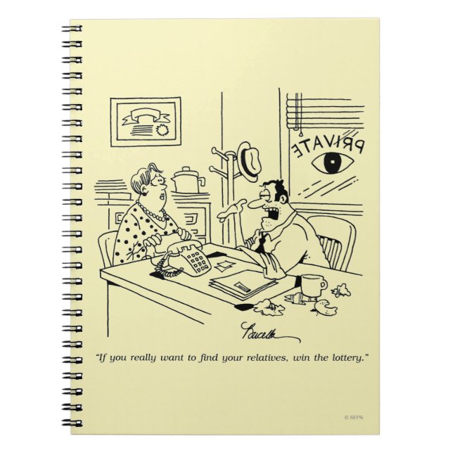 Caderno Espiral Encontrando parentes (Frente)