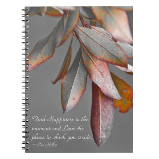 Caderno Espiral Encontre a Felicidade no momento...
