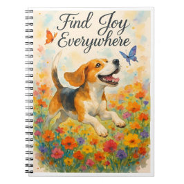 Caderno Espiral Encontre Alegria em Todo Lugar