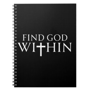 Caderno Espiral Encontre Deus na Citação Religiosa