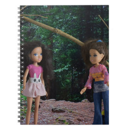 Caderno Espiral Encontro com minha irmã na floresta