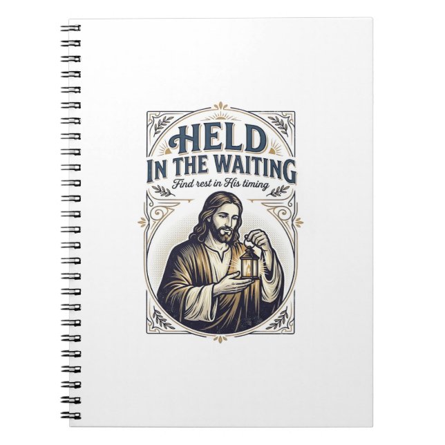Caderno Espiral Encorajamento Jesus Infertilidade Tentando Concebe (Frente)