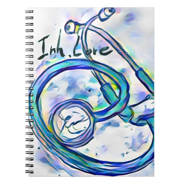 Caderno Espiral Encore Inh. Love (Frente)