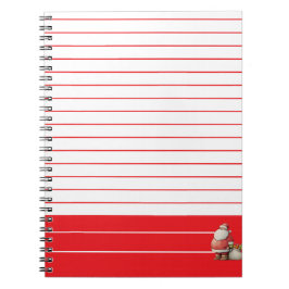 Caderno Espiral Endereço de devolução esmeralda vermelho