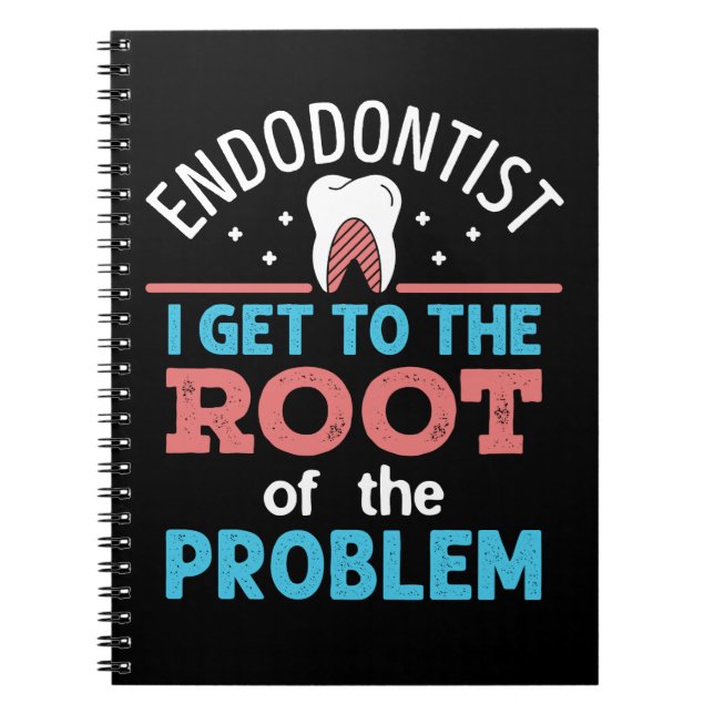 Caderno Espiral Endodontista Raiz Endogista do Problema Endodontia (Frente)