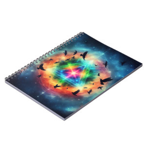 Caderno Espiral Energia Cósmica Triangular