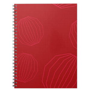 Caderno Espiral Enfeites de natal simples, modernos e fluentes