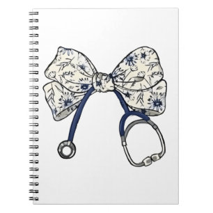 Caderno Espiral Enfermagem de Arco de coquete de Arco coquete de c