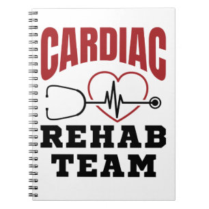 Caderno Espiral Enfermeira Cardiologista da Equipe de Reabilitaç