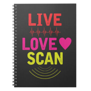 Caderno Espiral Enfermeira de Medicina Sonographer Ultrasom
