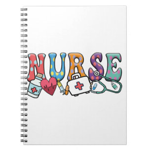 Caderno Espiral Enfermeira - Enfermeira Escolar Presente - Enferme