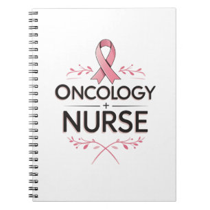 Caderno Espiral Enfermeira Floral de Oncologia