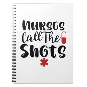 Caderno Espiral Enfermeira Gift Liga Para Os Tiros