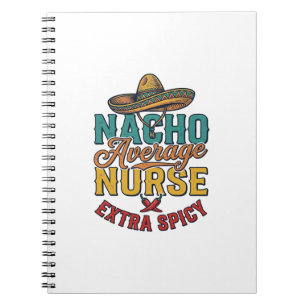 Caderno Espiral Enfermeira Não Média Extra Apimentada Camisa Engra