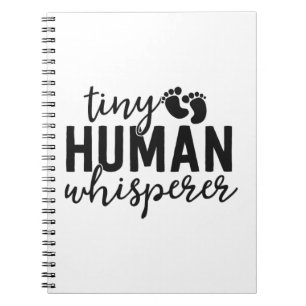 Caderno Espiral Enfermeira NICU Presente Pequeno Sussurro Humano N